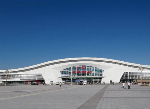 Inner Mongolia Baoxi ralway station in Dongsheng